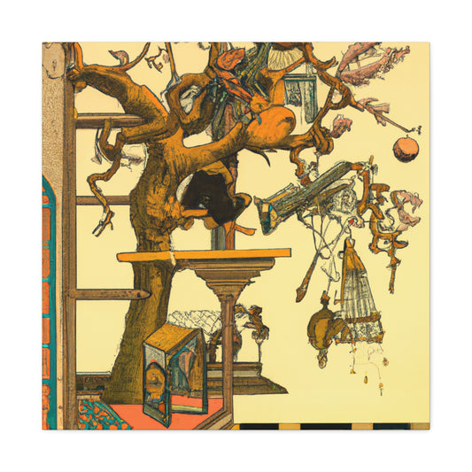 Anne-Desirée Geoffrin - canvas