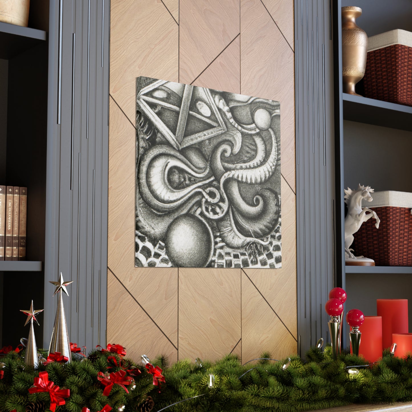 Johan Heinrich Schönfeld. - canvas