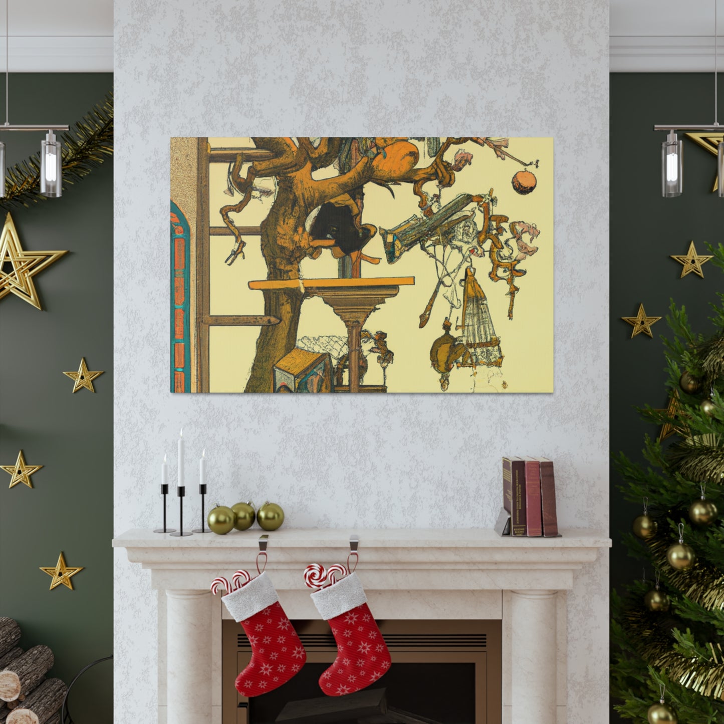 Anne-Desirée Geoffrin - canvas