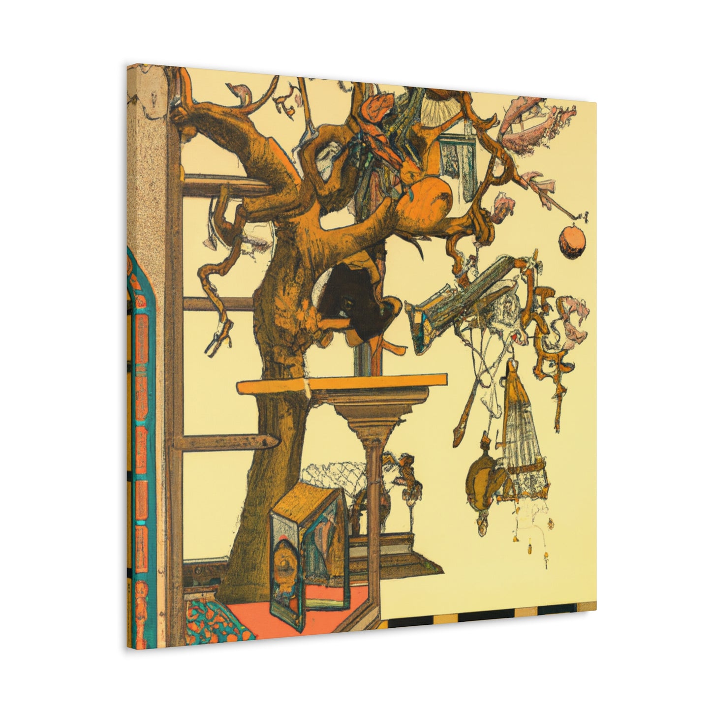 Anne-Desirée Geoffrin - canvas