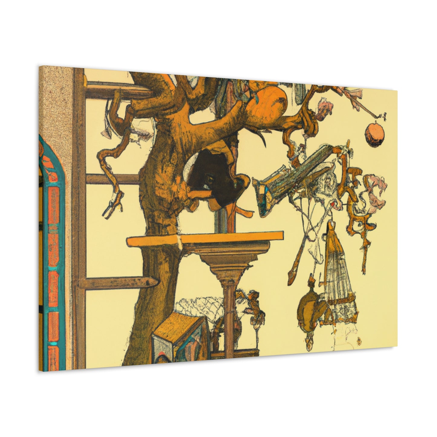 Anne-Desirée Geoffrin - canvas