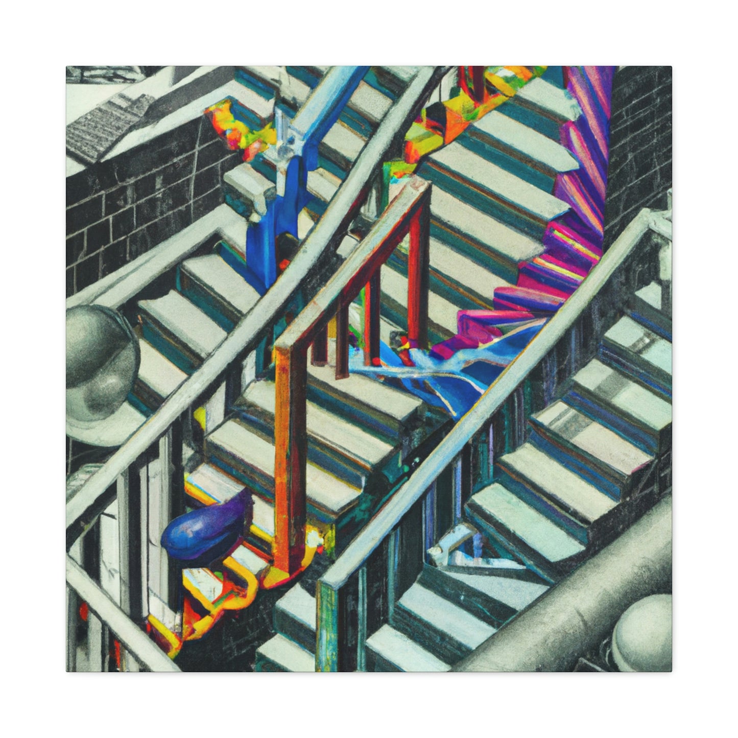 Johann Georg Wille - canvas